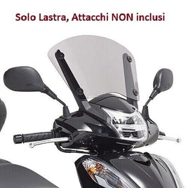 KAPPA Lastra Cupolino Fumé Spoiler 27X42 Cm Per Honda SH 300i 2015-2020
