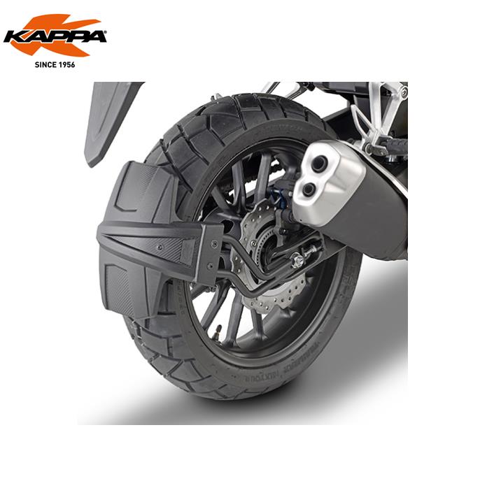 KAPPA Parafango Posteriore Universal + Kit Supporto Per Honda CB 500 X 2019-2023