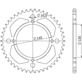 CORONA IN ACCIAIO P520 - Z39 PER YAMAHA 600 XT K 1991-1993