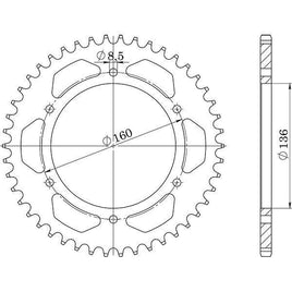 CORONA IN ACCIAIO P520 - Z40 PER BMW 310 G GS 2017-2024