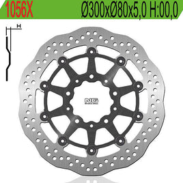 1056X NG DISCO FRENO ANT DX o SX per KAWASAKI 1000 Z 2007-2009