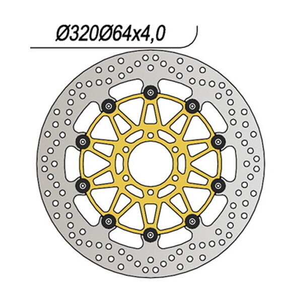 145 NG DISCO FRENO ANT DX o SX per BIMOTA 906 Tesi 1D 1991-1991