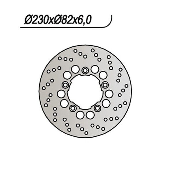156 NG DISCO FRENO POST per KAWASAKI 1100 ZR Zephyr (ZRT10B) 1996-1998