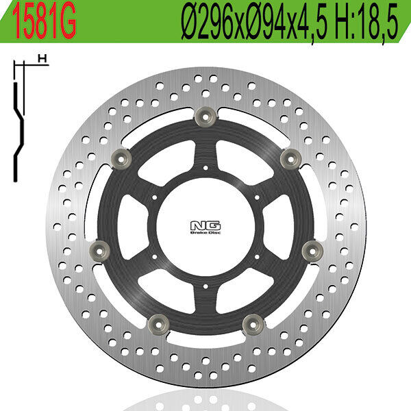 1581G NG DISCO FRENO ANT DX o SX per HONDA 600 CBF N 2008-2010