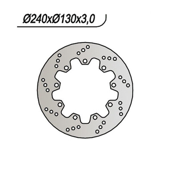 173 NG DISCO FRENO ANT per KAWASAKI 200 KDX 1989-1992