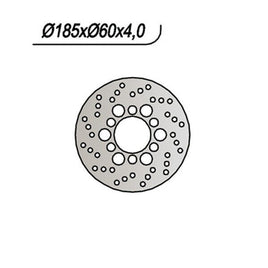 247 NG DISCO FRENO ANT per MONTESA HONDA 250 Cota 250 1987-1987