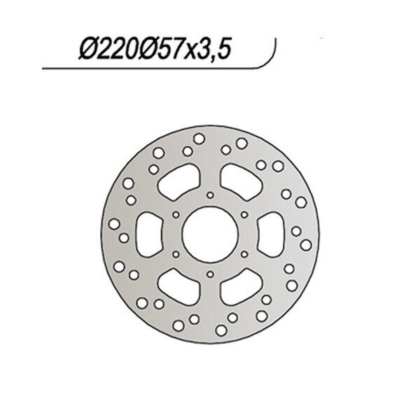 343 NG DISCO FRENO POST per MOTOR HISPANIA 125 RX Super Racing 2003-2003