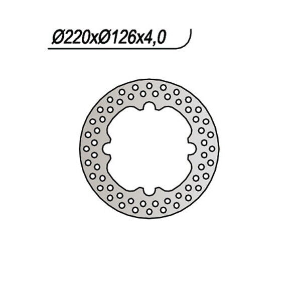 464 NG DISCO FRENO POST per HUSQVARNA 570 TE (H601AA2V00) 2002-2002