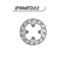 468 NG DISCO FRENO ANT per HM - VENT 50 Baja 10 / 10 Junior 1998-2002
