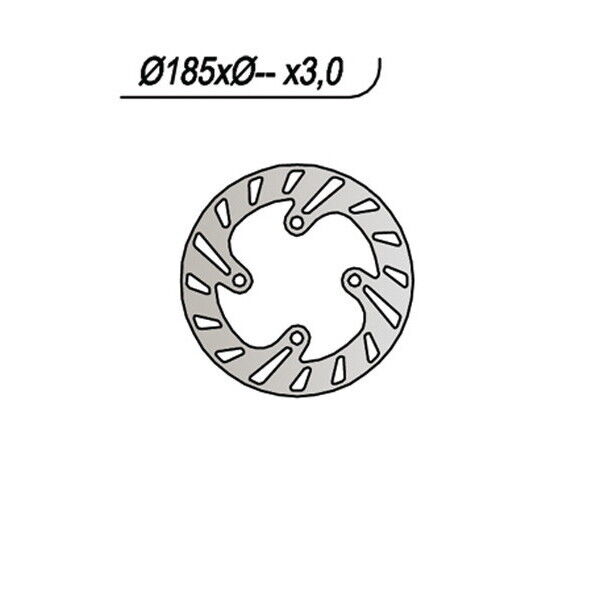 626 NG DISCO FRENO ANT per BETAMOTOR 200 EVO 2T 2009-2011