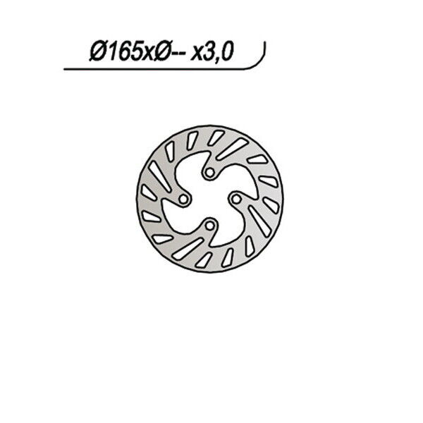645 NG DISCO FRENO POST per BETAMOTOR 270 Rev 2T 2003-2008