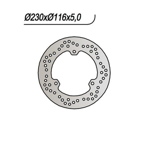 689 NG DISCO FRENO POST per ITALJET 250 Jupiter 2001-2003