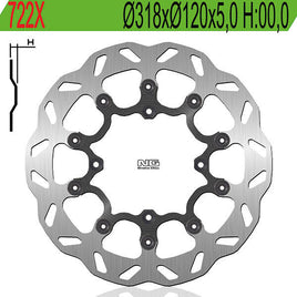 722X NG DISCO FRENO ANT per HUSQVARNA 511 TE 2011-2013