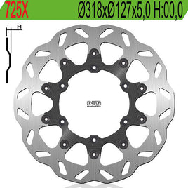 725X NG DISCO FRENO ANT per HUSABERG 300 TE 2T 2011-2013