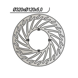 827 NG DISCO FRENO ANT per HUSQVARNA 630 SMR R 2005-2007
