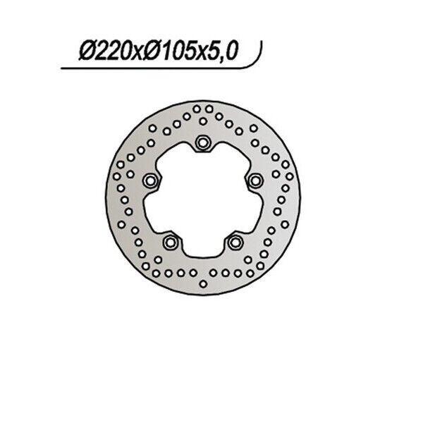 903 NG DISCO FRENO POST per YAMAHA 1000 YZF-R1 2012-2014