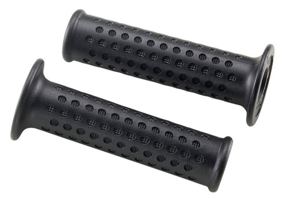 Domino Coppia Manopole nere 128mm per Vespa GTS 300 IE E4 2016 2017 2018
