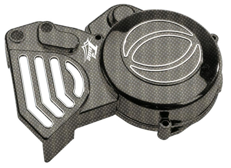 T4 Tune Copri volano carbon per Derbi Senda 50 R DRD EU1 2002 2003