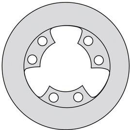 NG Disco freno ant. Ø 185 - 6 fori - Sp. 4mm per Montesa Cota 315R 1997 - 2000