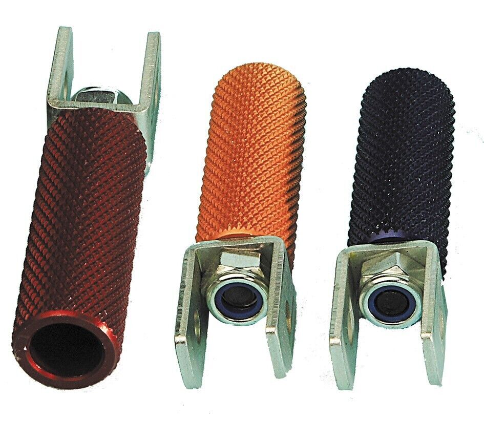 2 pedane alluminio Poggiapiedi C4 per Rieju SMX 50 AM6 2002-2004