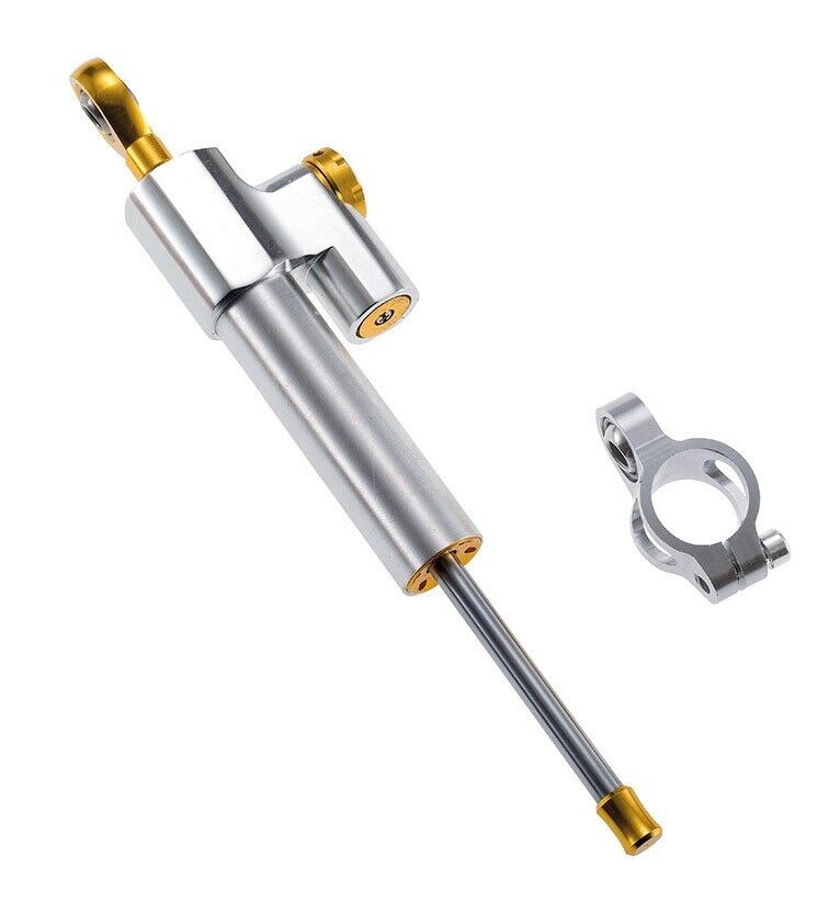 Top4 Kit Ammortizzatore di sterzo silver Universale moto scooter