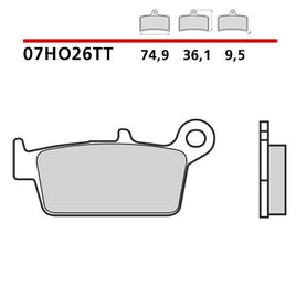 Pastiglie Brembo per TM EN/MX 125 (01-04) posteriori ceramic