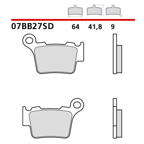 Pastiglie Brembo Gasgas 65 MC (23-24) anteriori standard