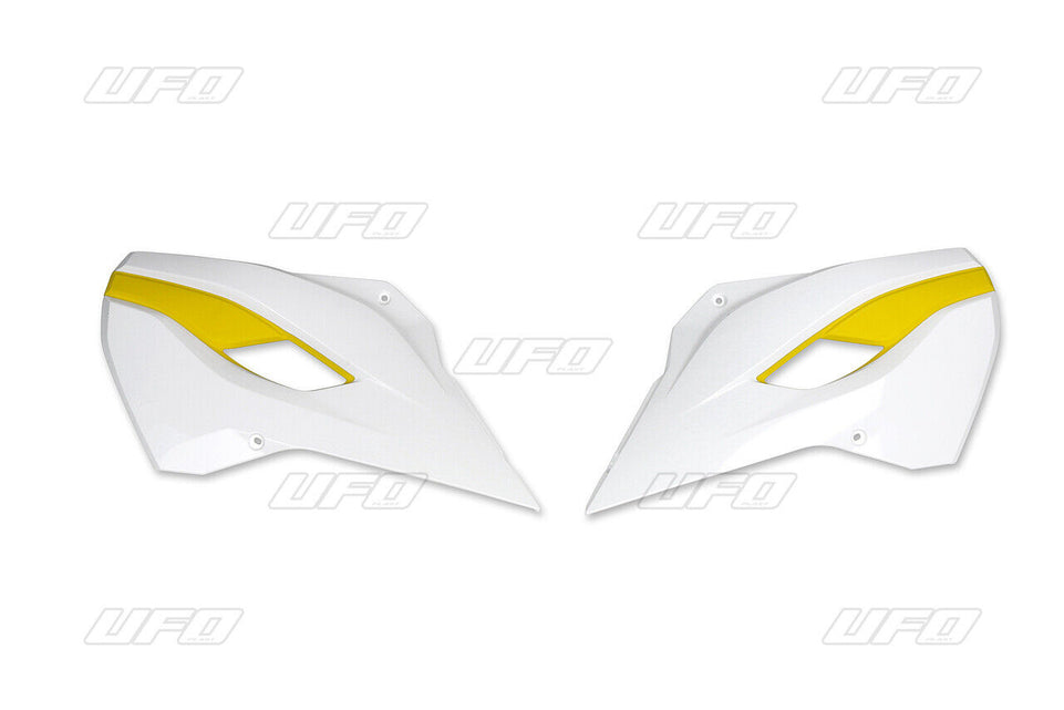 Convogliatori radiatore per Husqvarna 450 FC (14-15) bianchi e gialli*