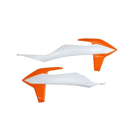 Convogliatori radiatore per KTM 250 SX-F (19) bianchi e arancioni*