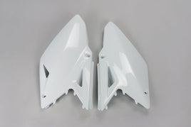 Fianchetti portanumero per Suzuki RMZ 450 (08-17) bianchi*