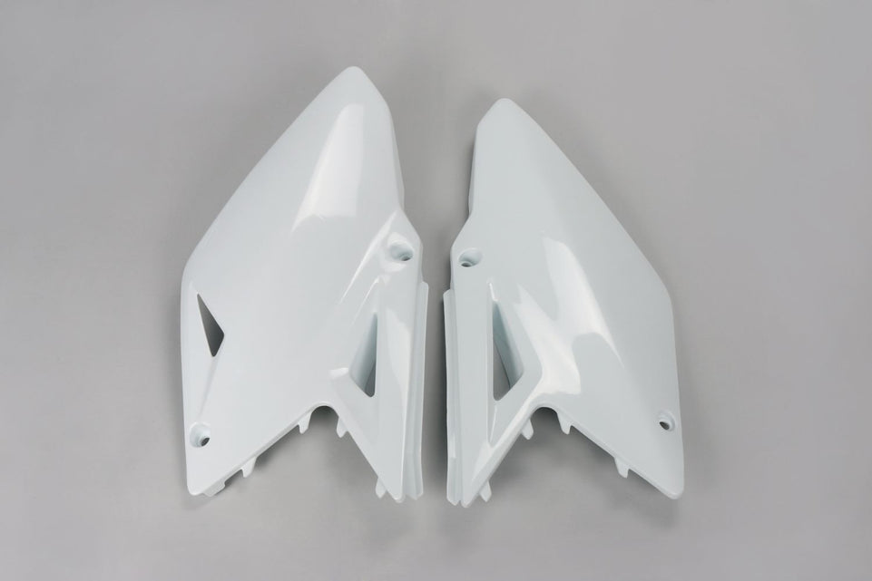 Fianchetti portanumero per Suzuki RMZ 450 (08-17) bianchi*