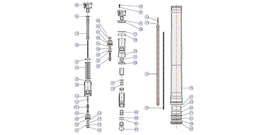 Ricambi forcella Suzuki RMZ 250 (13-15) - Molla