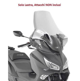KAPPA Parabrezza Trasparente Solo Lastra 78X70,5 Per SYM Cruisym 300 2017-2023