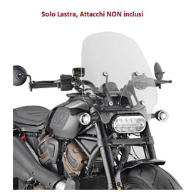 KAPPA Parabrezza Trasp. Solo Lastra Per Harley Davidson Sportster S 1250 2021-23
