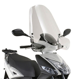 KAPPA Parabrezza Trasparente + Attacchi Per Kymco Agility 125 R16+ 2014-2023