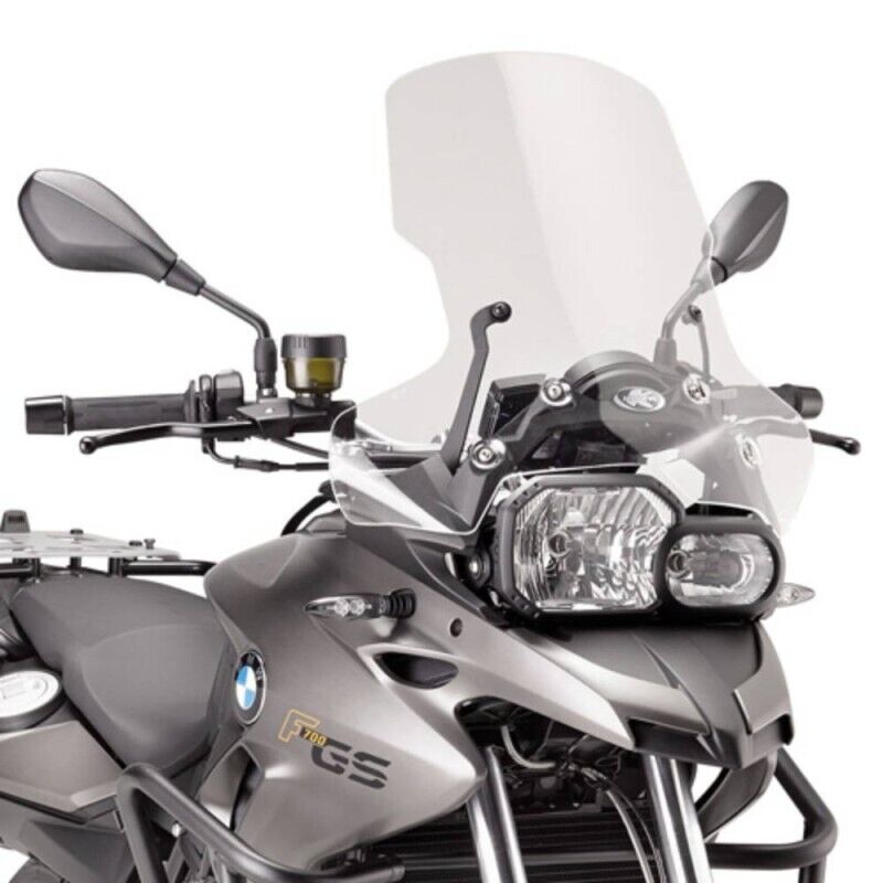 KAPPA Cupolino Trasparente + Attacchi 47,5X49 Cm Per BMW F 700 GS 2013-2017