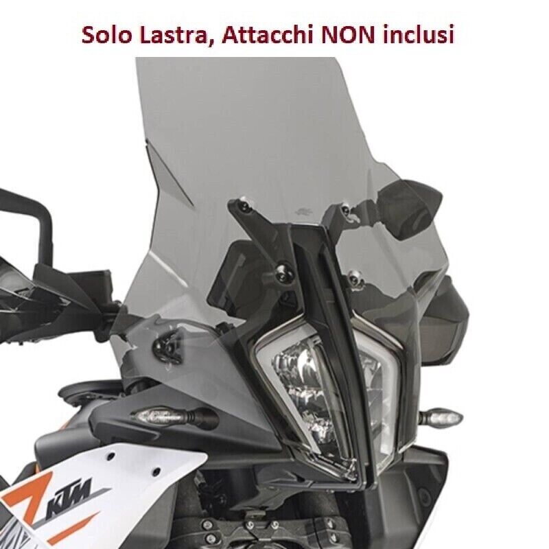 KAPPA Lastra Cupolino Fumé Spoiler 29 X 47 Cm Per KTM 890 Adventure 2023
