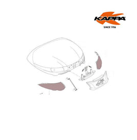 KAPPA Ricambio Set Catadiottri Fumé Per Bauletto K56NT