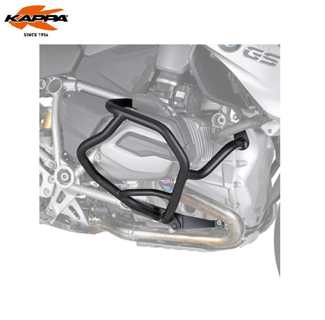 KAPPA Paramotore Tubolare 25mm Nero Protezione Per BMW R 1200 RS 2015-2018