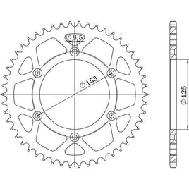 CORONA IN ACCIAIO P520 - Z45 PER HONDA 400 XR R 1996-2004