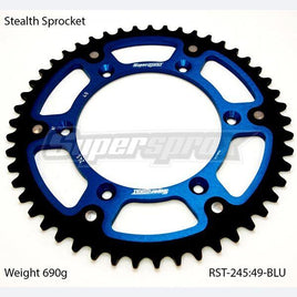 CORONA STEALTH RST-245:49-BLU PER YAMAHA 125 WR 2003-2004