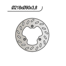 088 NG DISCO FRENO ANT per DERBI 50 Senda R 1997-1999