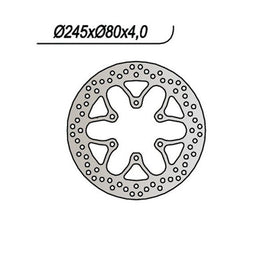 1099 NG DISCO FRENO ANT per YAMAHA 150 XQ Maxster 2001-2002
