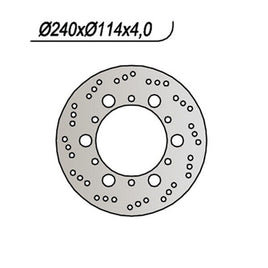 194 NG DISCO FRENO ANT per HONDA 125 CBF 2009-2016