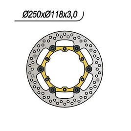 276 NG DISCO FRENO ANT per SUZUKI 125 DR SM 2009-2012