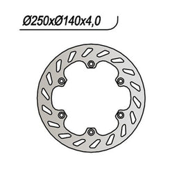 287 NG DISCO FRENO ANT per APRILIA 125 RX (GF/HT/MT) 1989-2000