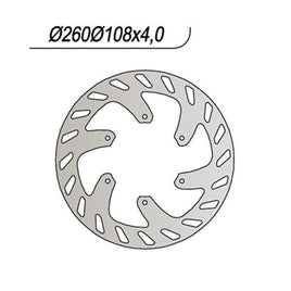 295 NG DISCO FRENO ANT per FACTORY 50 YR 2000-2000