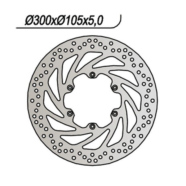 324 NG DISCO FRENO ANT per APRILIA 600 Pegaso 1990-1992