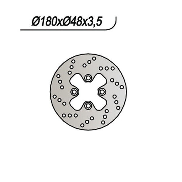 393 NG DISCO FRENO ANT per YAMAHA 50 BW’S Bump 1995-1998