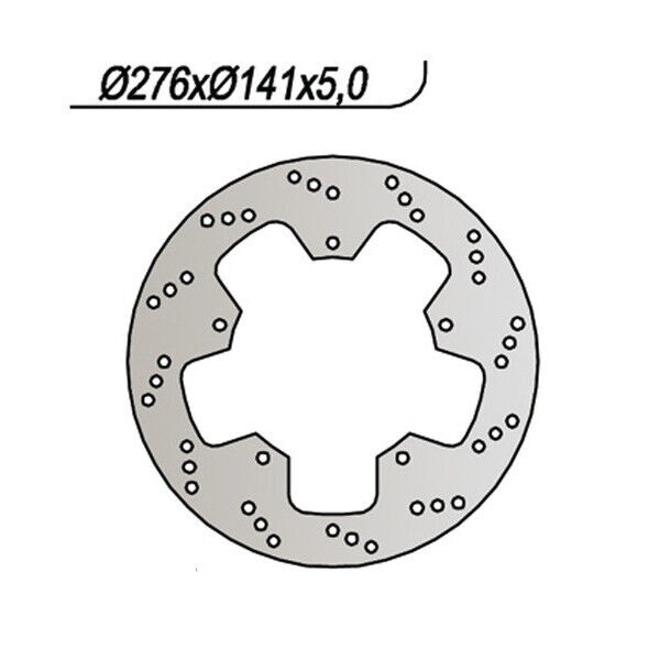 418 NG DISCO FRENO ANT per ITALJET 500 SC 2001-2001